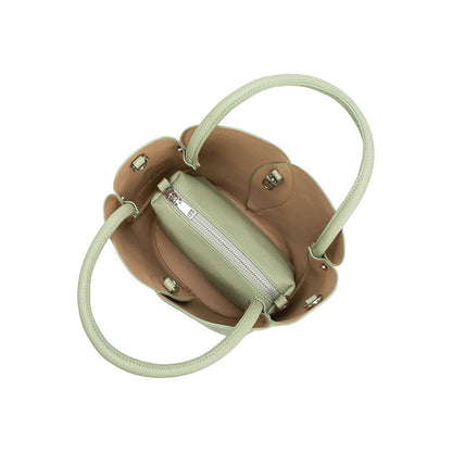 Tulip Sage Top Handle Bag Melie Bianco