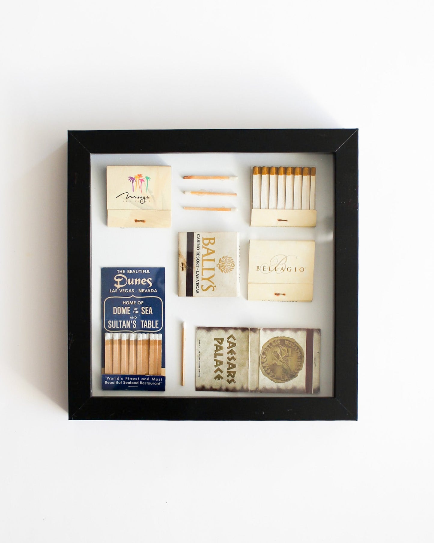 Vintage Matchbox Shadowbox No.1 - Vegas