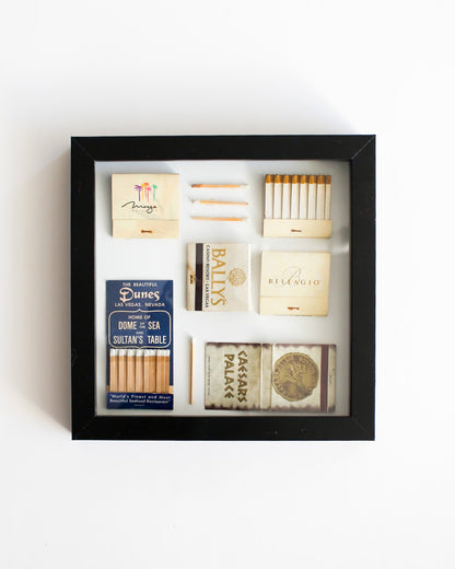 Vintage Matchbox Shadowbox No.1 - Vegas