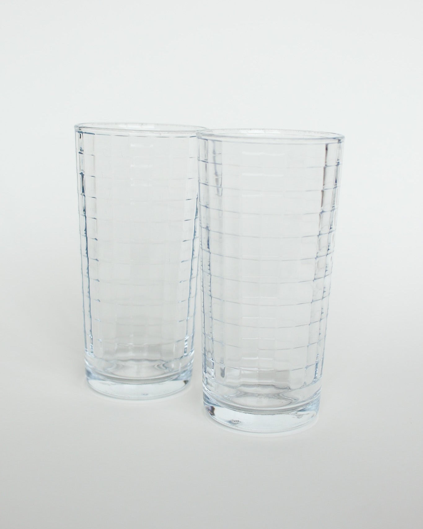 Vintage Pasabahce Windowpane Glasses