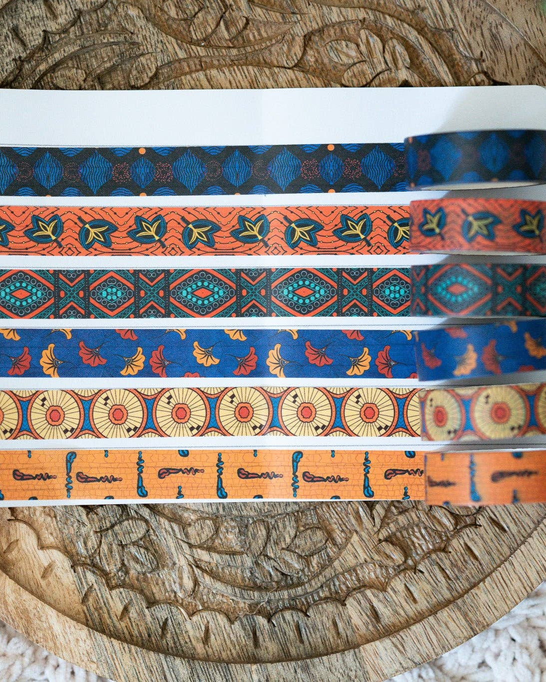Wedding Flowers African Ankara Print Washi Tape