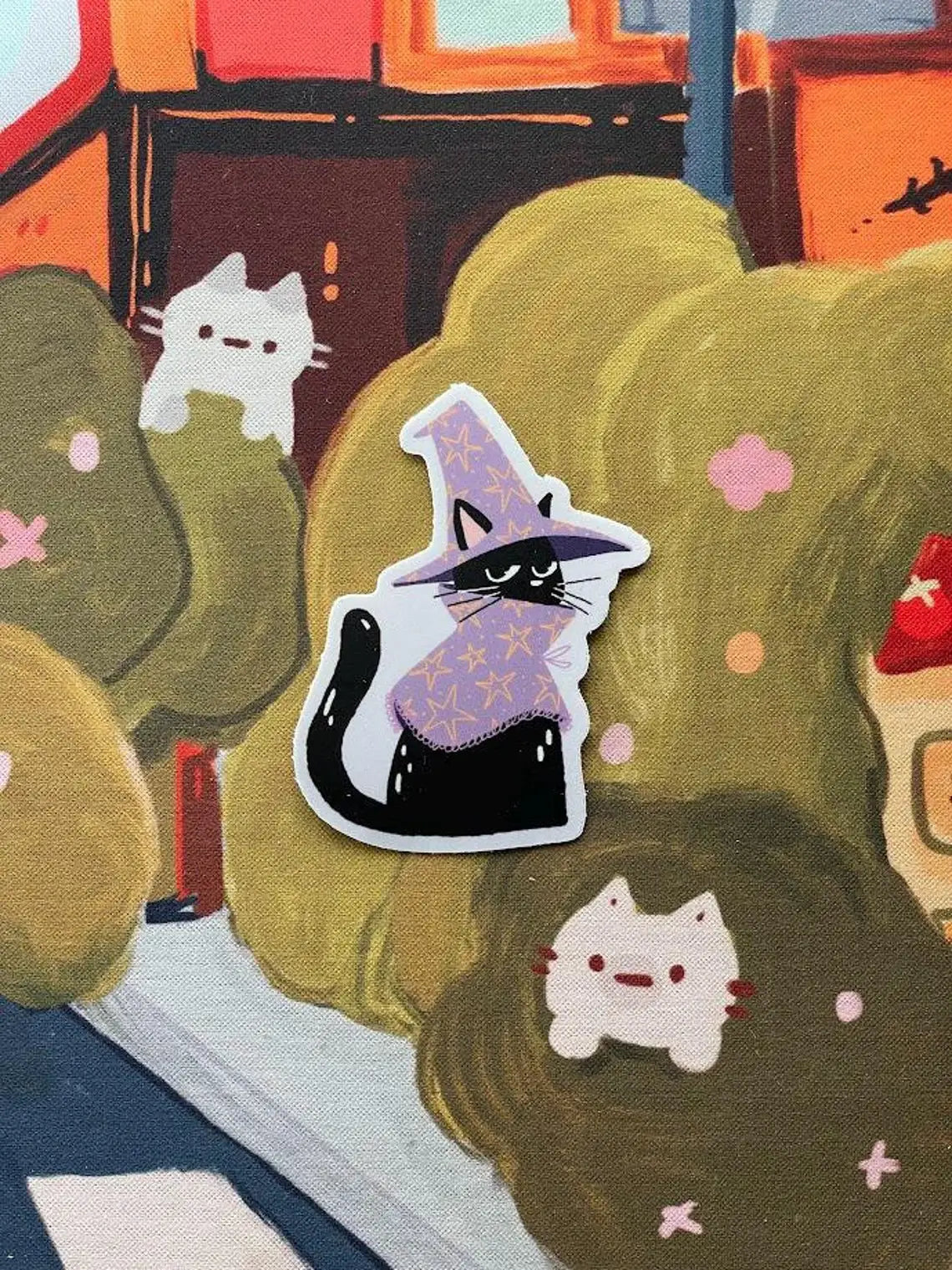 Wizard Cat Sticker