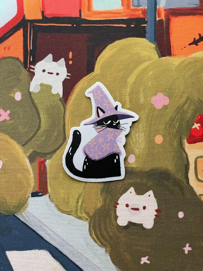 Wizard Cat Sticker