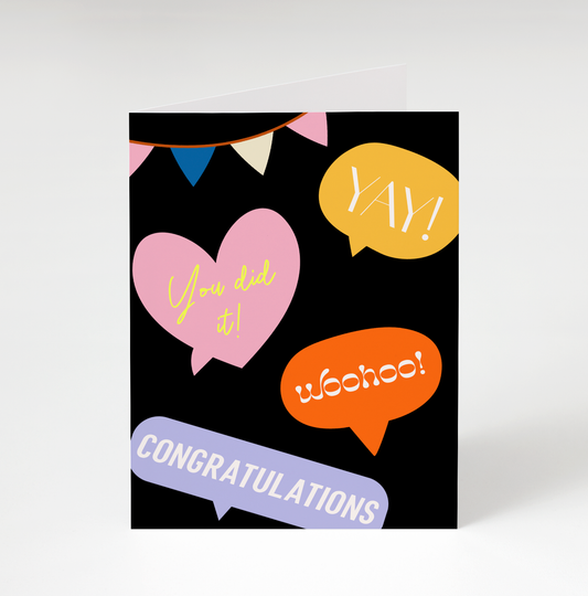  Woohoo Congratulations Greeting Card