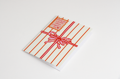 Wrapped in Love Holiday Greeting Card