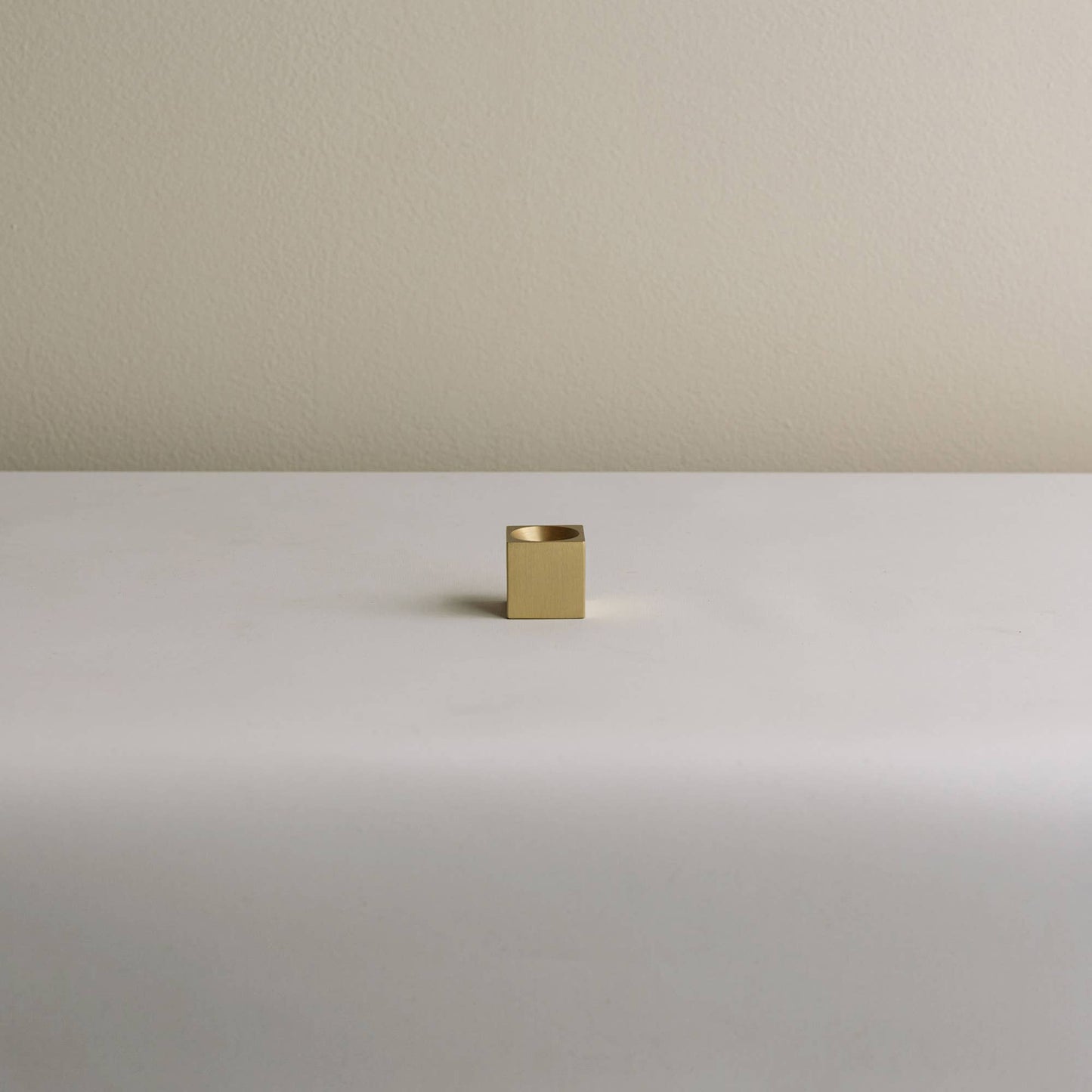 Cubic Brass Incense Holder