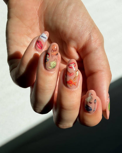 Haricot Vert Nail Art Stickers