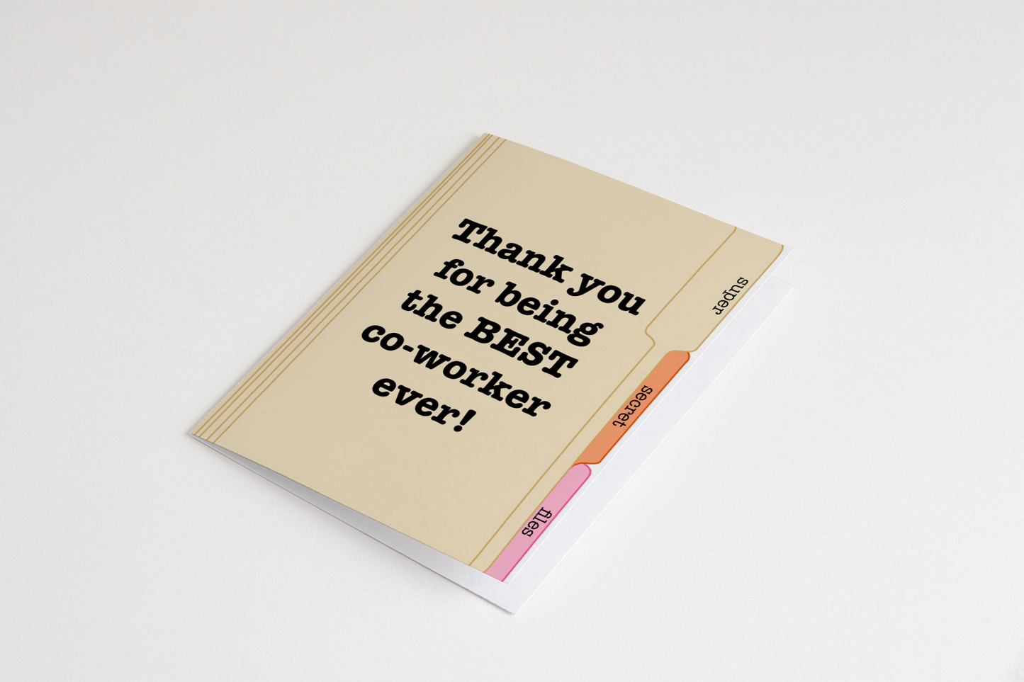 Best Coworker Greeting Card