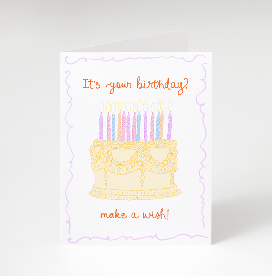 Birthday Wishes Greeting Card