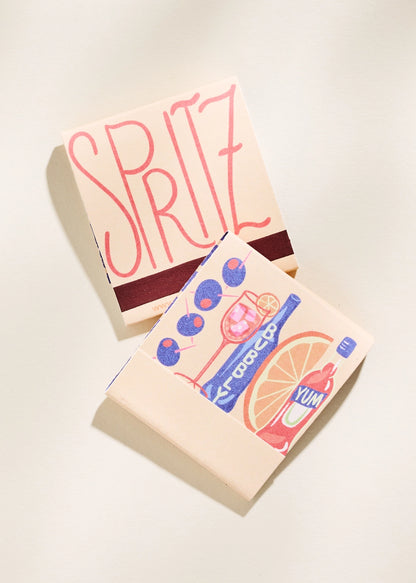 Cocktail Printed 10 Stem Matchbooks