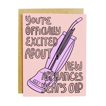 New Appliances Birthday Greeting Card
