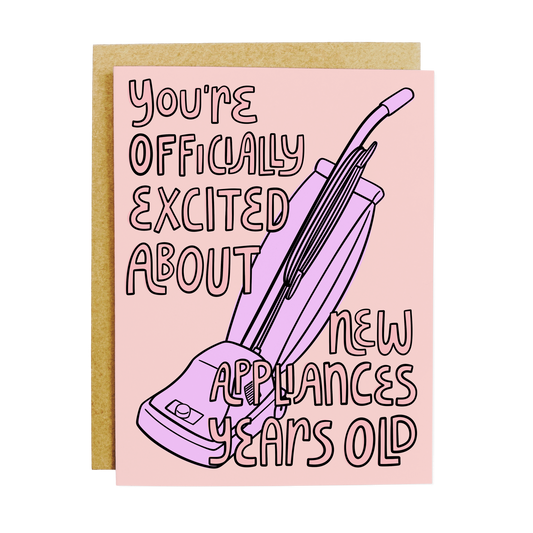 New Appliances Birthday Greeting Card