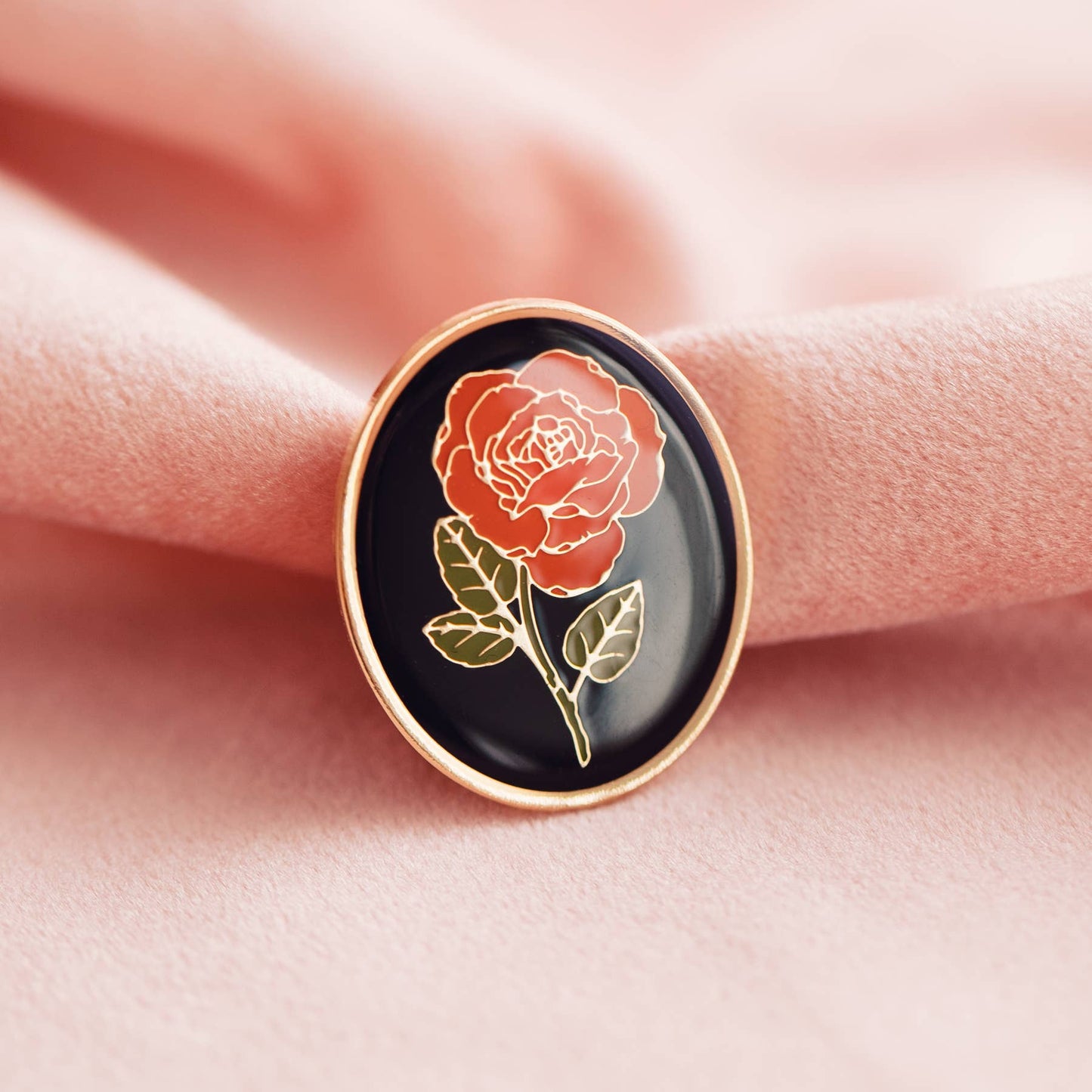 Rose Enamel Pin