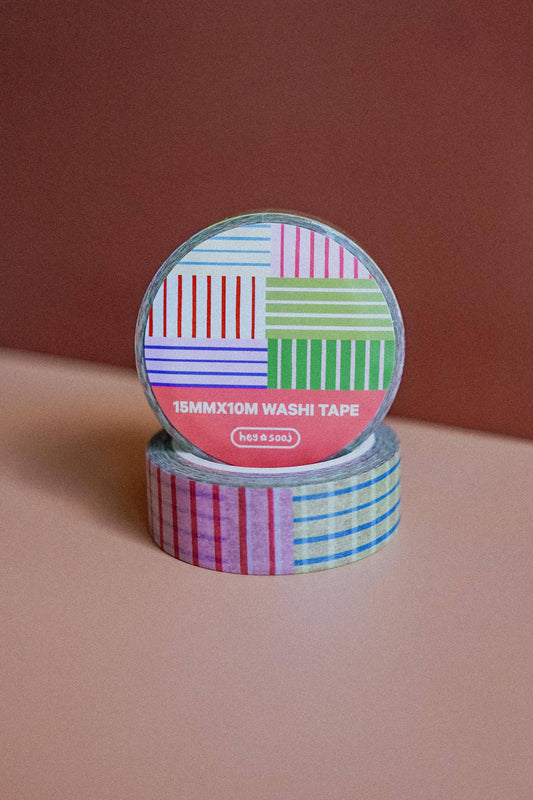Colorful Stripes Washi Tape