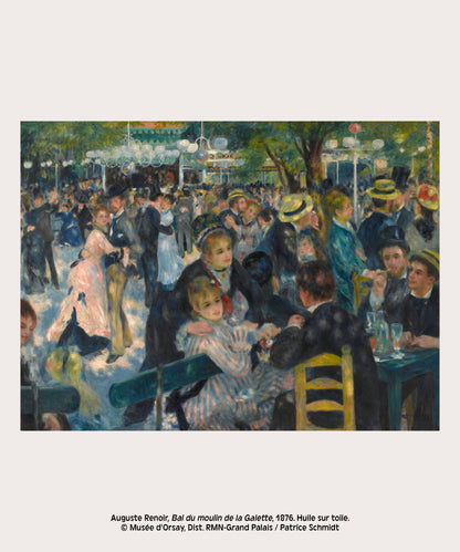 Bal du moulin de la Galette Art Print
