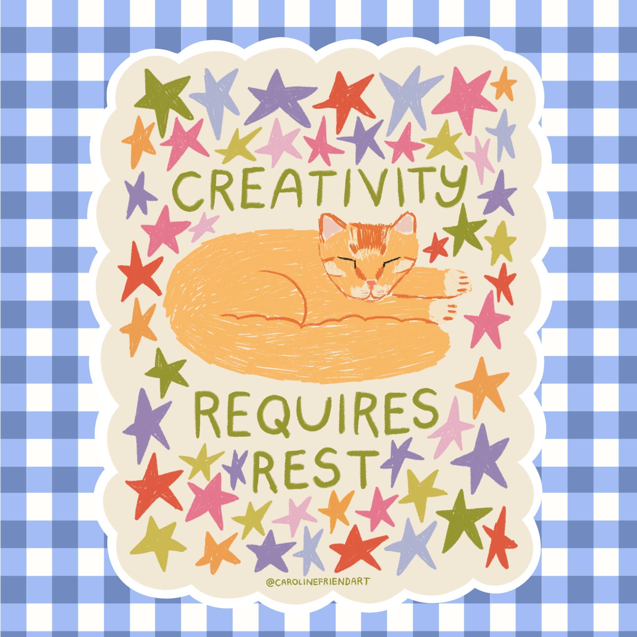 Creativity Requires Rest Sticker – Bon Femmes
