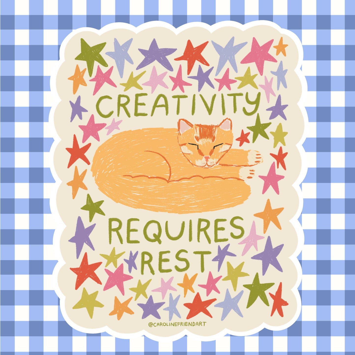 Creativity Requires Rest Sticker