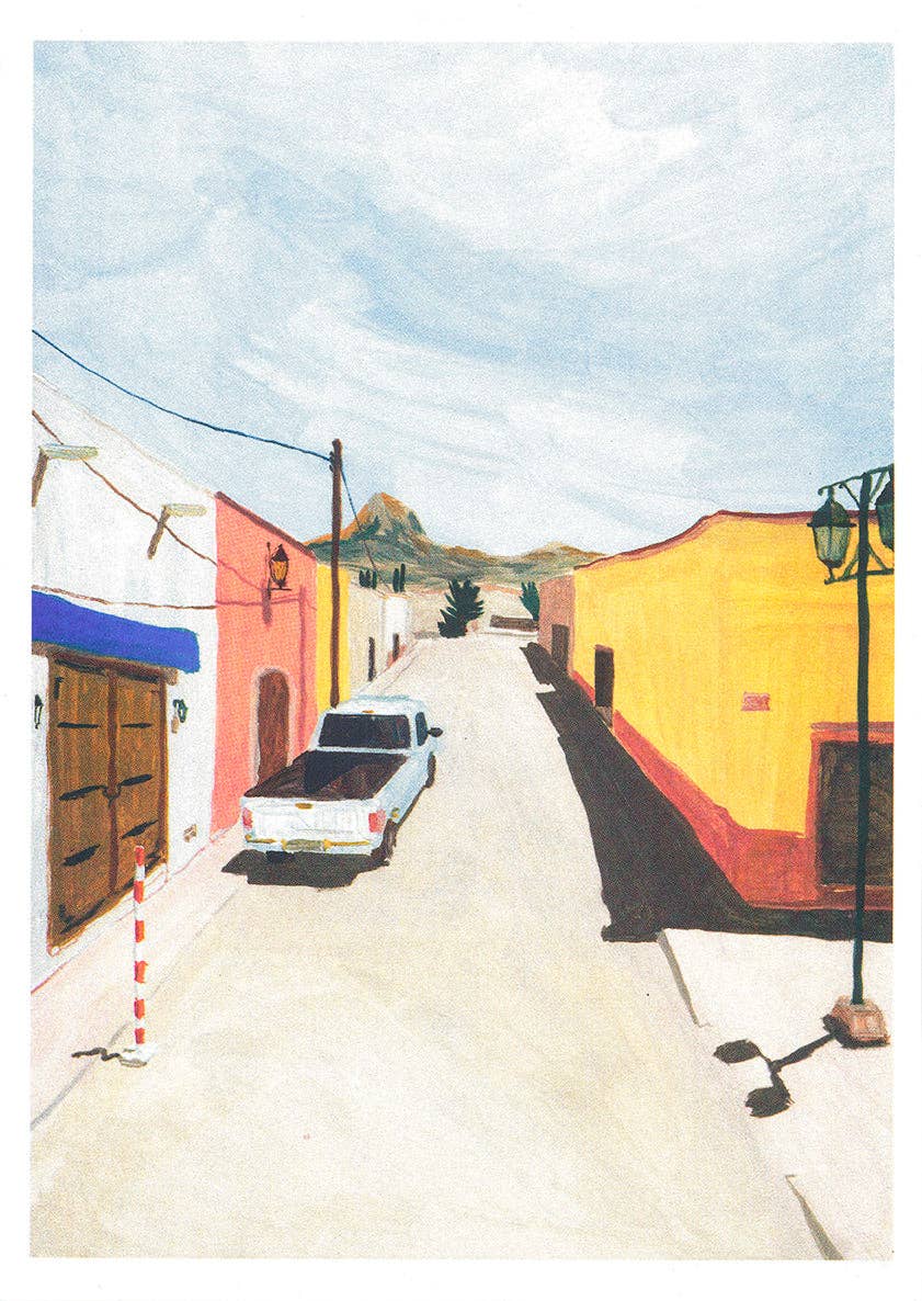 Bernal, Mexico Risograph Art Print