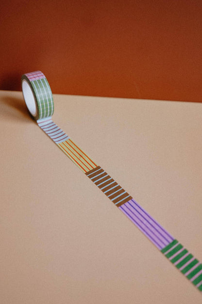 Colorful Stripes Washi Tape