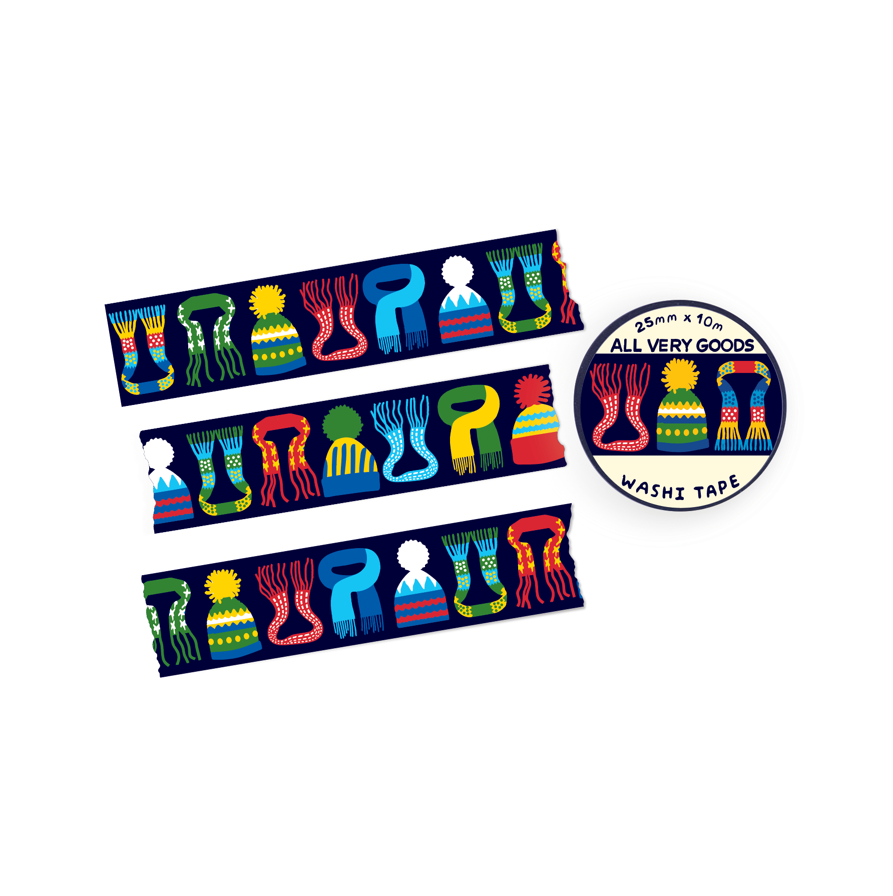 Holiday Knits Washi Tape