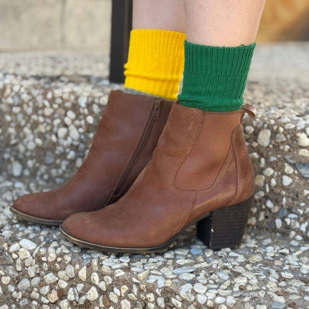 The Plot Thickens Color Block Socks