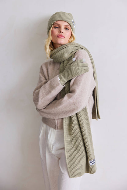 Arctic Grey Recycled Bottle Gloves