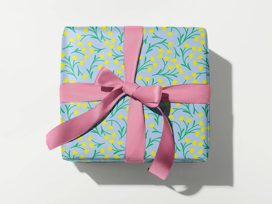 Fleurry Vision Floral Vines Gift Wrap Sheet