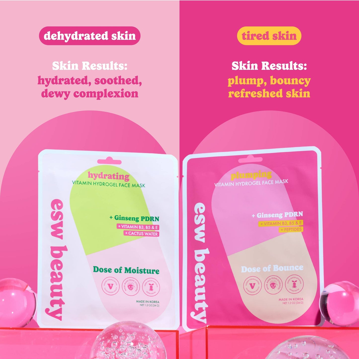 Dose of Moisture Hydrating Hydrogel Face Mask