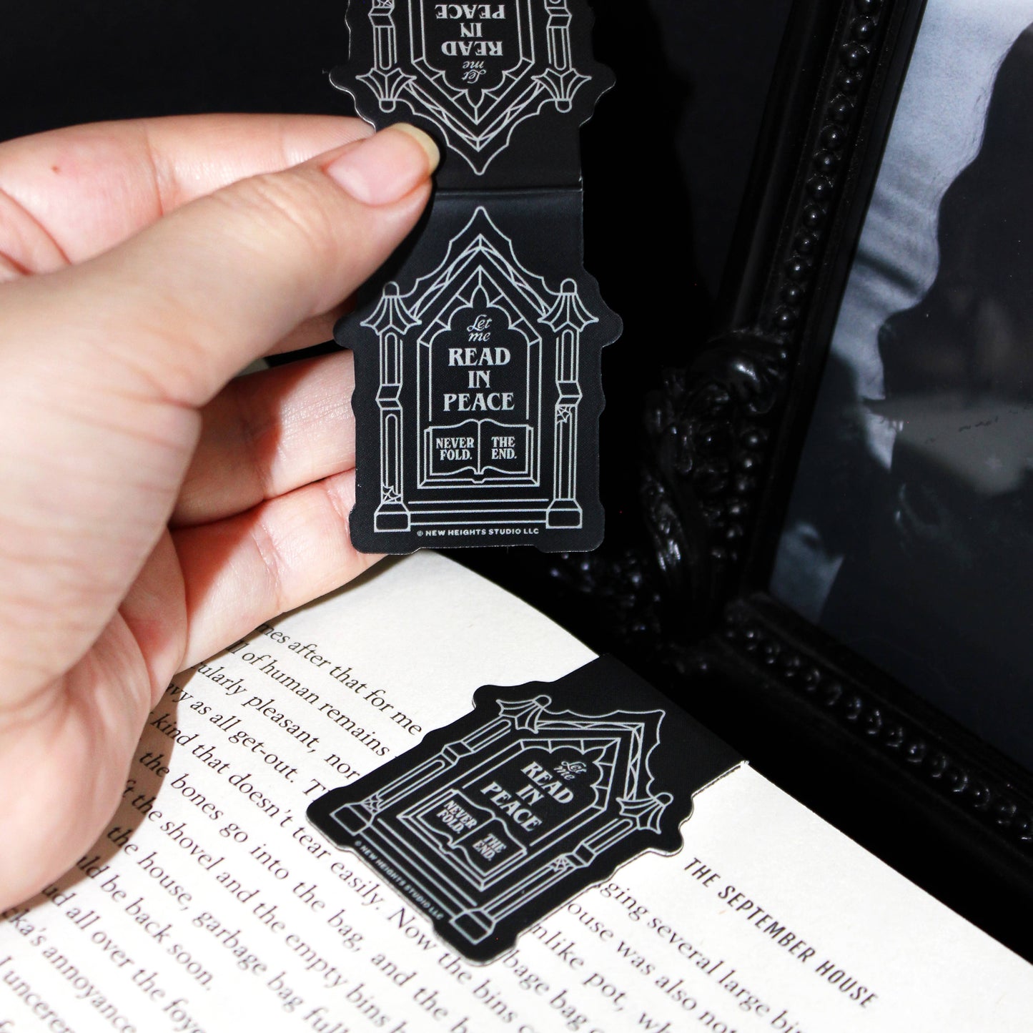 Read In Peace (R.I.P.) Spooky Halloween Magnetic Bookmark