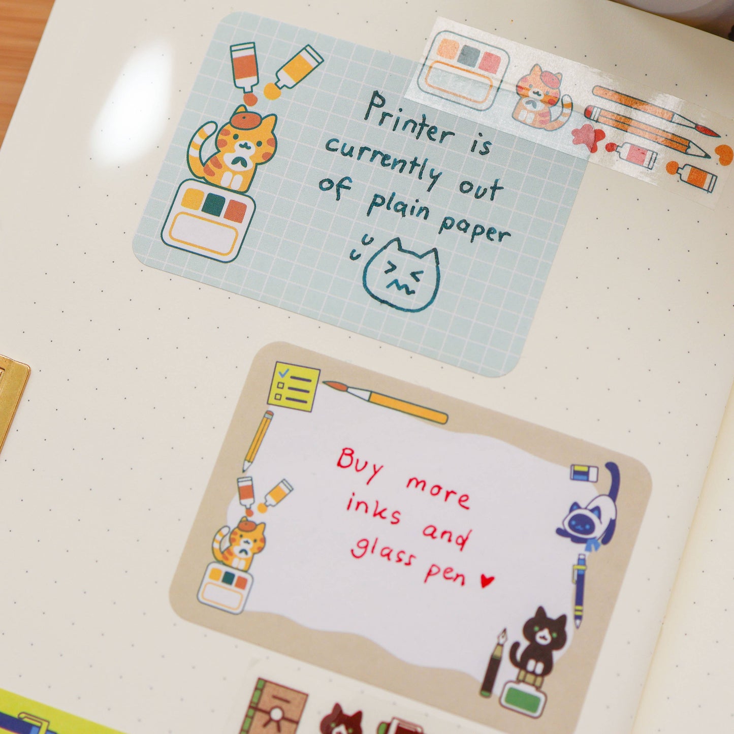 Cats Paper Roll Labels