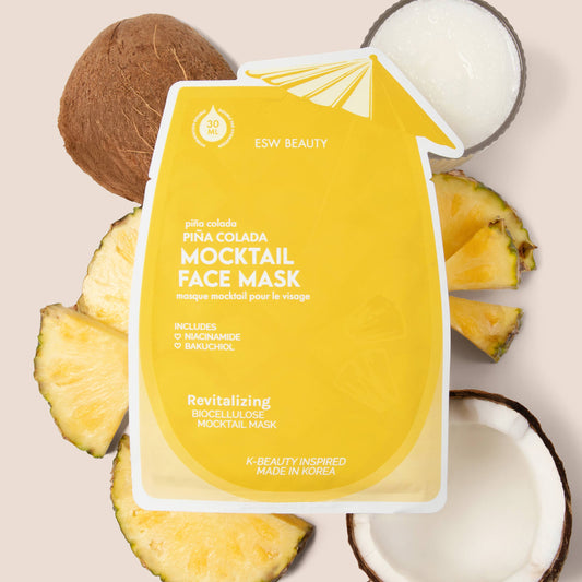 Piña Colada Revitalizing Biocellulose Mocktail Mask