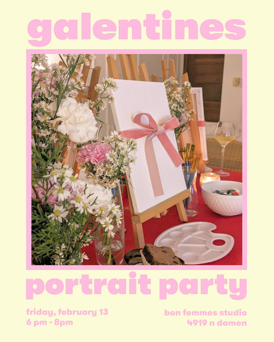 Galentine's Day Portrait Painting Party - Feb 13