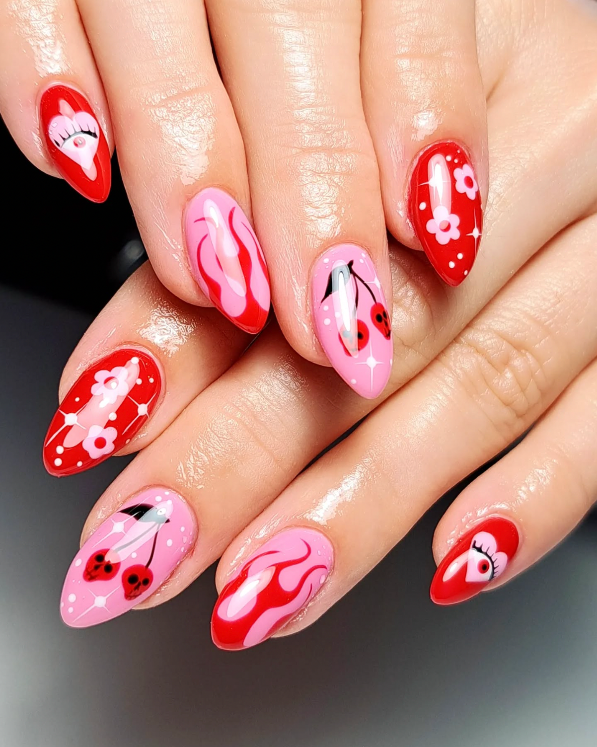 VALENTINES NAILS