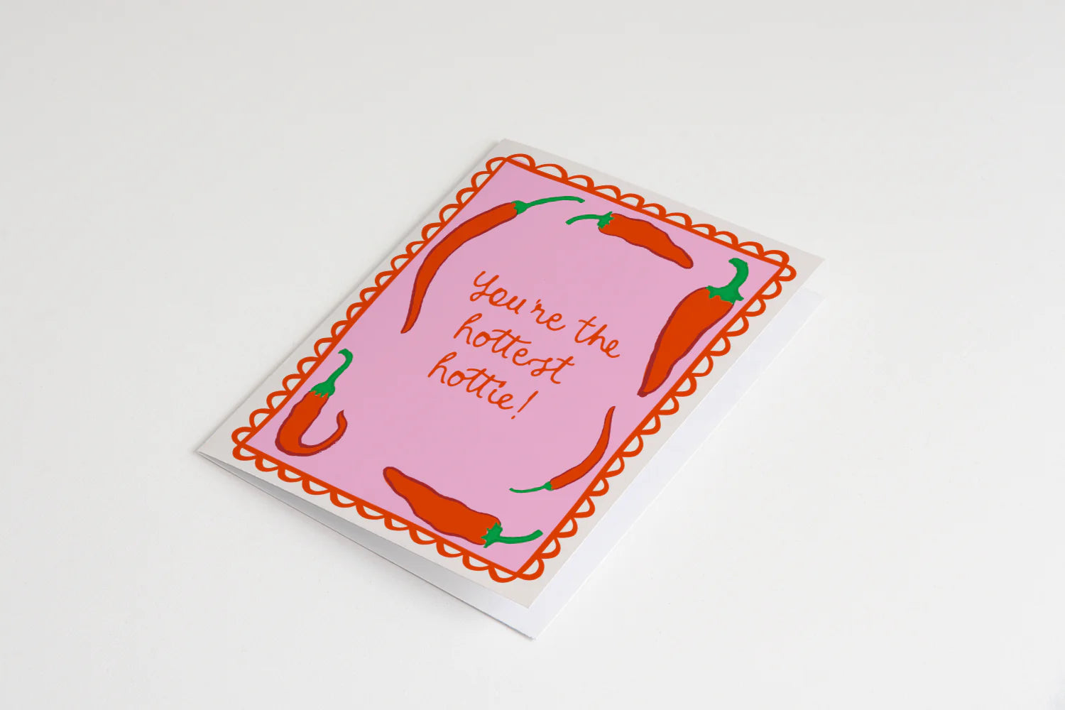 hottest hottie greeting card