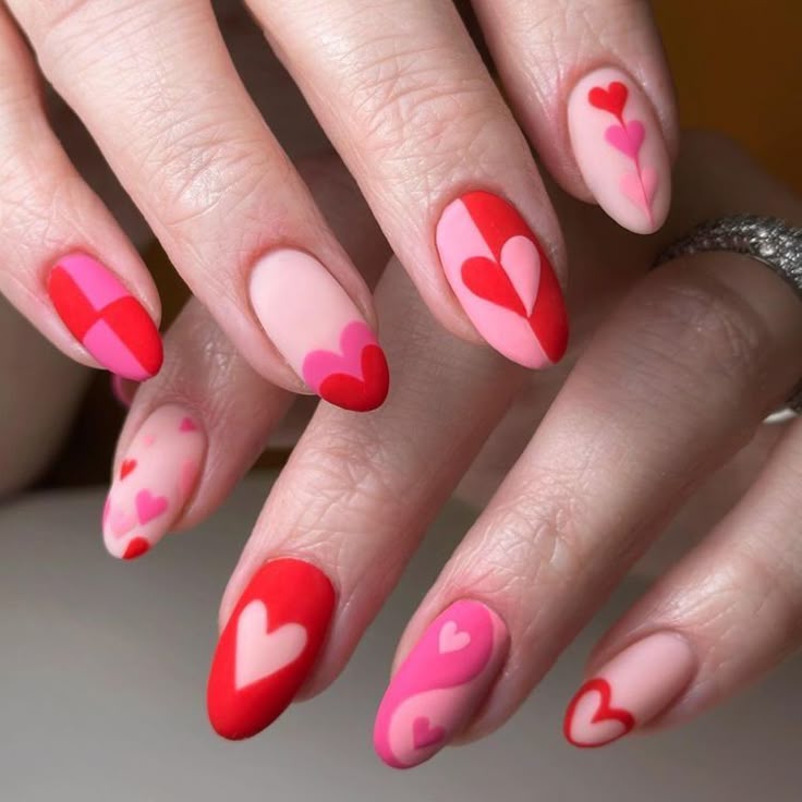 valentines day nails