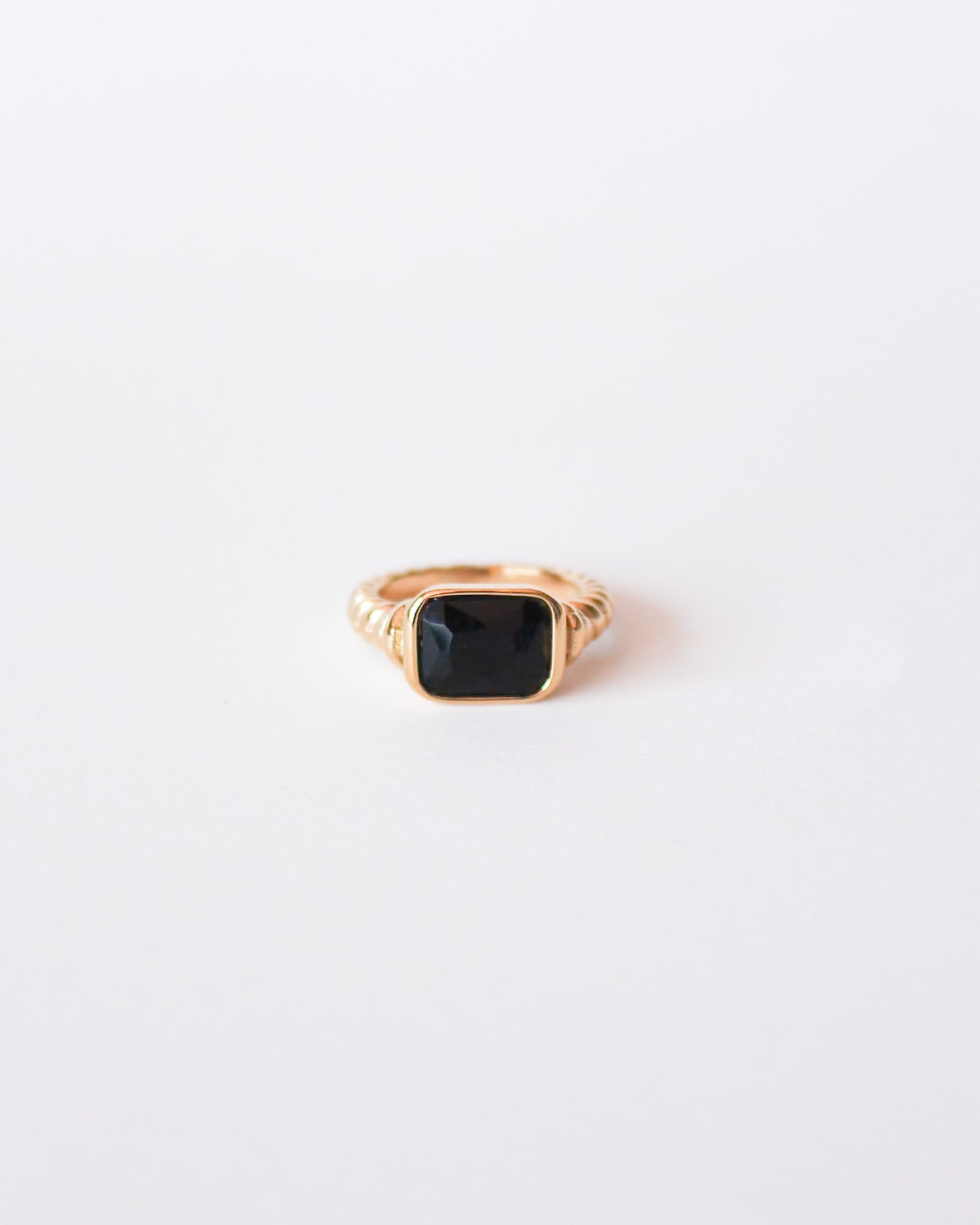 Jules Black Stone Ring