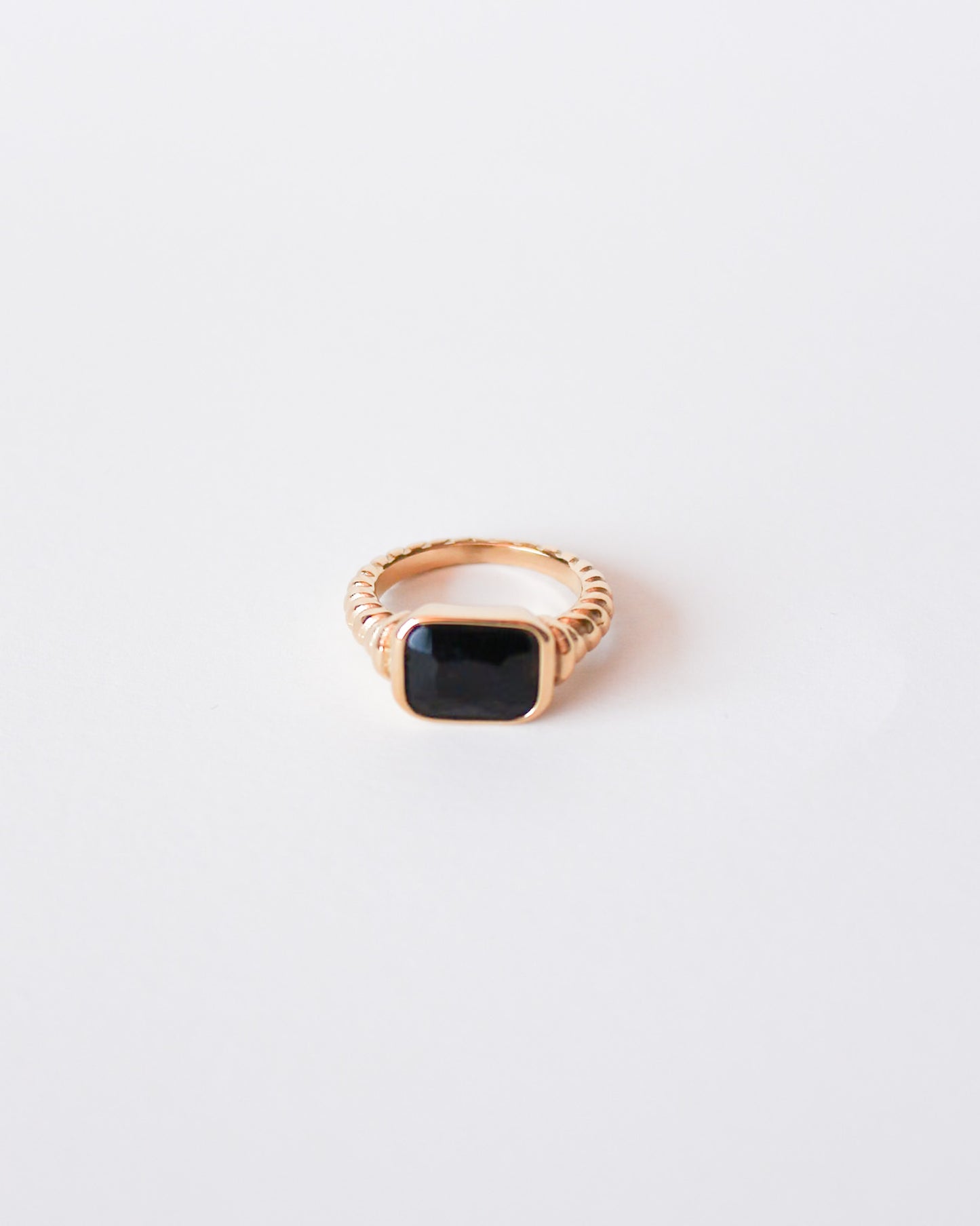 Jules Black Stone Ring