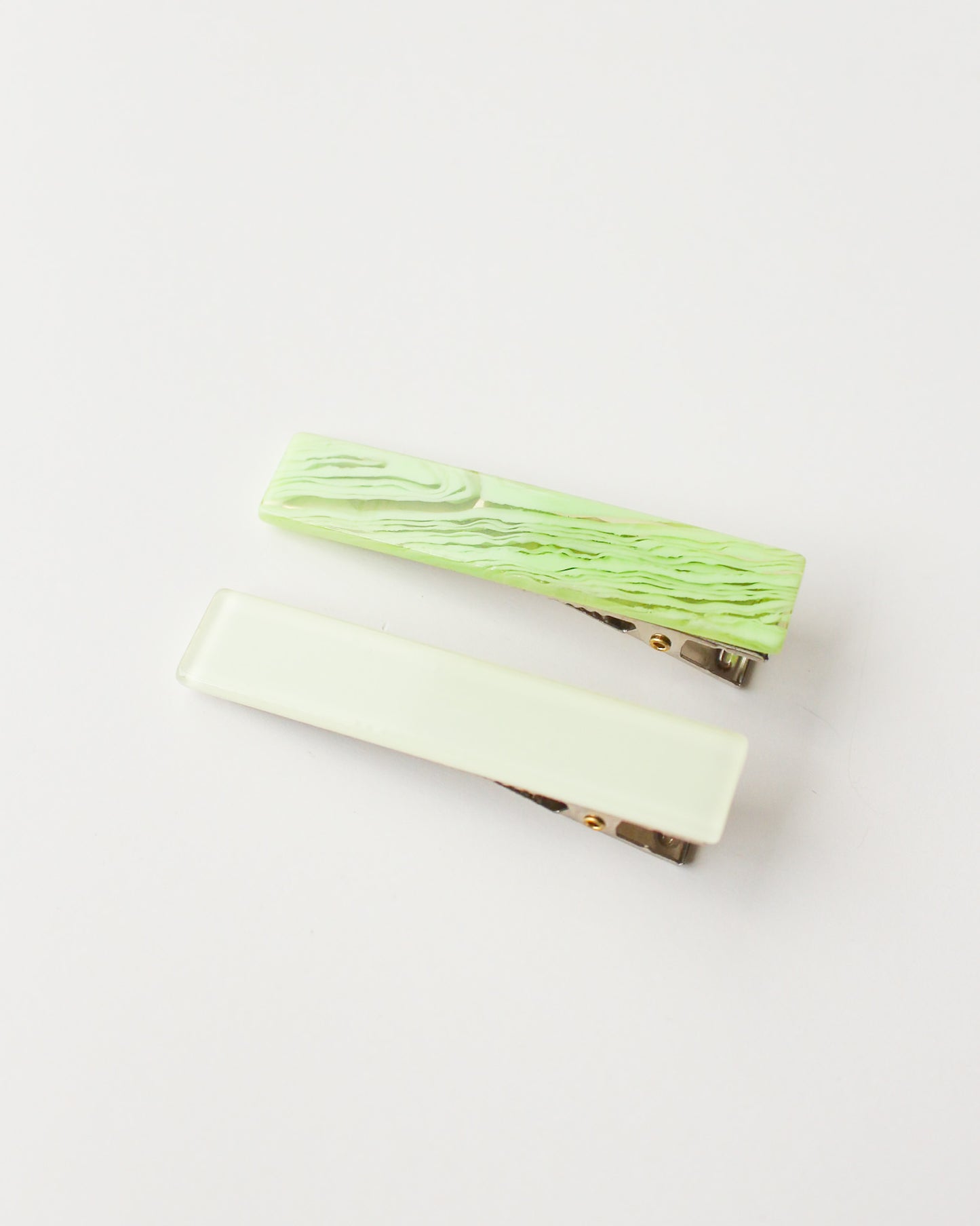 Femmes Hair Clip Set in Green