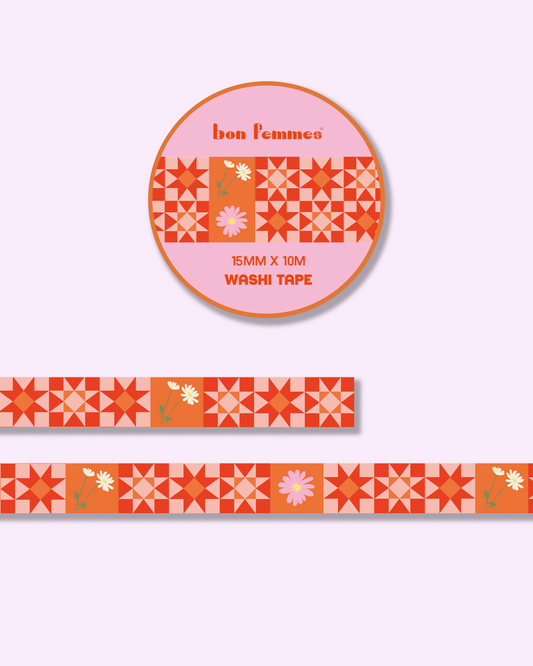 Daisy Quilt Washi Tape