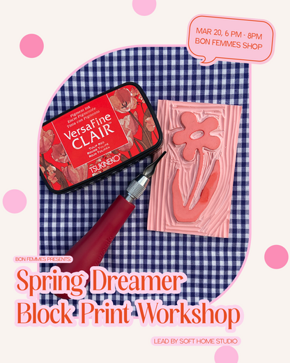 Spring Dreamer Block Print Workshop - March 20