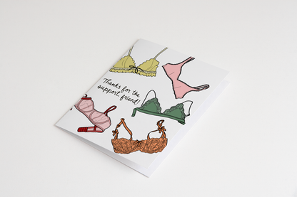 Supportive Bra Greeting Card