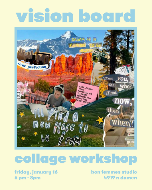 Vision Board Collage Workshop - Jan 16