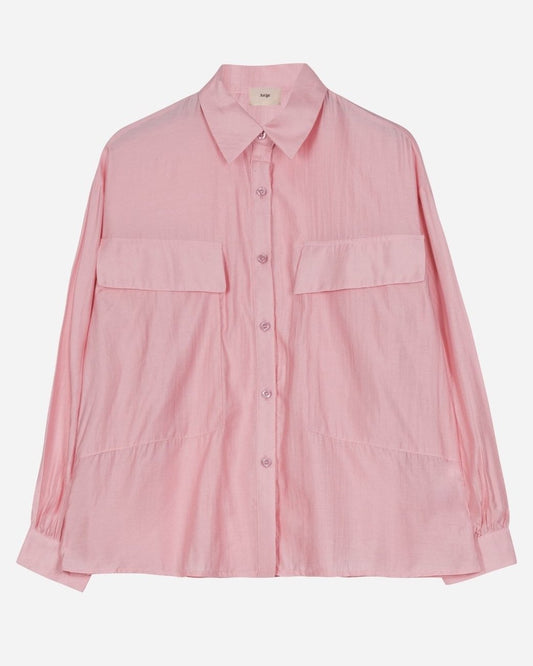 Azalee Pink Button Down Shirt