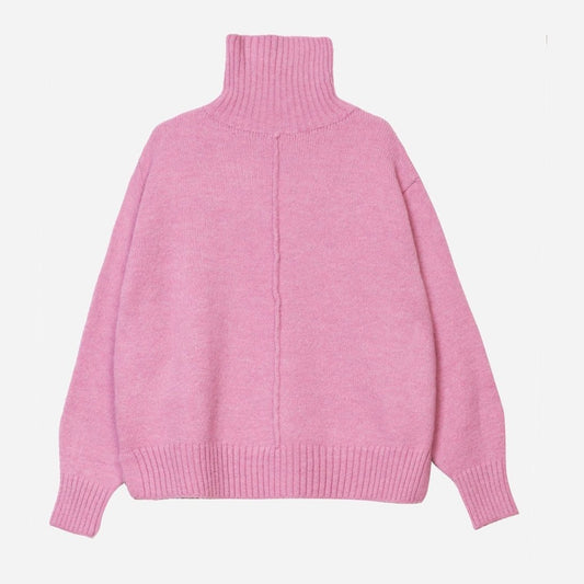 Lipy Pink Turtleneck Sweater